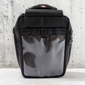 Black Compact Handlebar Tank Bag